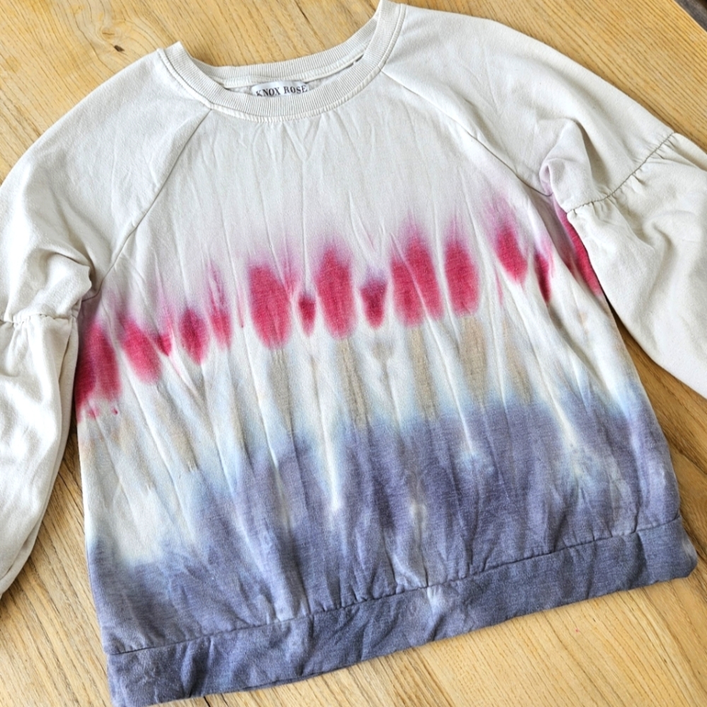 Knox Rose Tie Dye Sweatshirt Women's XL - Fits Like A Medium